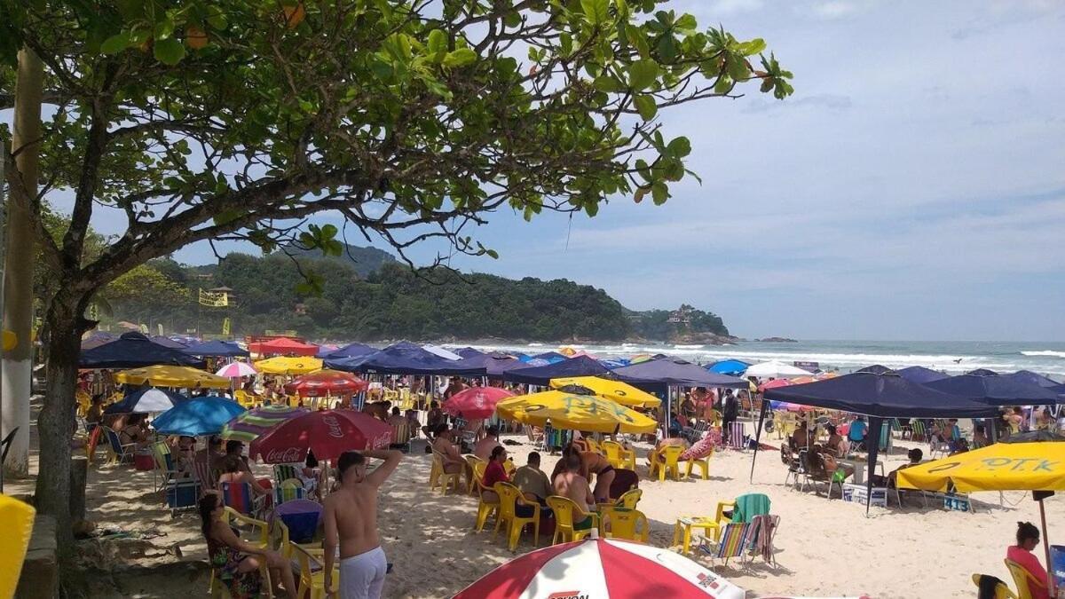 Cantinho Do Descanso Ll Na Praia Grande 乌巴图巴 外观 照片